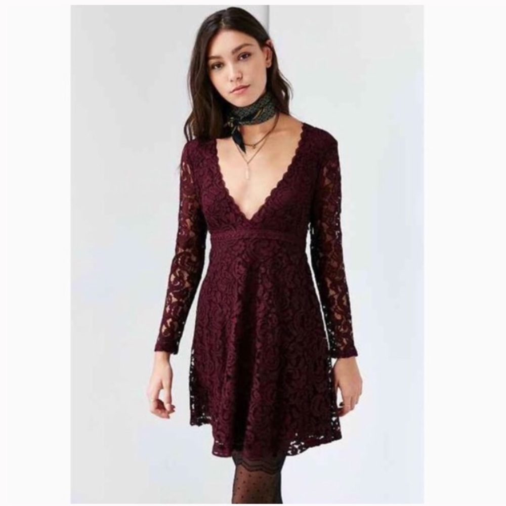 Urban Outfitters Purple Lace Dress
